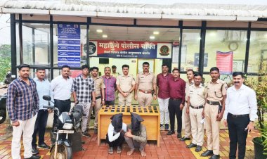 दरोडयाचे तयारी असणारी गैग महाळुंगे पोलिसांकडून शिताफिने जेरबंद, २ दरोडेखोरांसह ३ अल्पवयीन मुलांचा सहभाग, लाखोचा मुद्देमाल जप्त…!