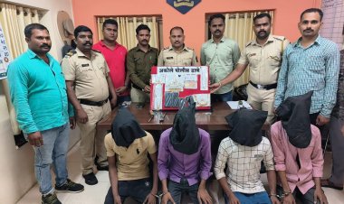 कळस बुद्रुक गावातील कळसेश्वर मंदिरातील सोन्या चांदीचे दागिने व मोबाईल फोन चोरी करणारे ४ चोरटे मुद्देमालासह जेरबंद, अकोले पोलीसांच्या दमदार कामगिरीचे सर्वत्र कौतुक…!