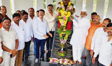 कष्टकरी गोरग़रीब जनतेला स्वाभिमानाने जगता यावे यासाठी आपले आयुष्य वेचणारे आण्णासाहेब पाटील यांची 89 वी जयंती साजरी..