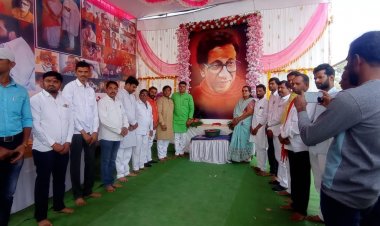 हिंदुहृदसम्राट शिवसेना पक्षप्रमुख बाळासाहेब ठाकरे यांची जयंती समाज उपयोगी कार्यक्रमांचे आयोजन करून साजरी...!