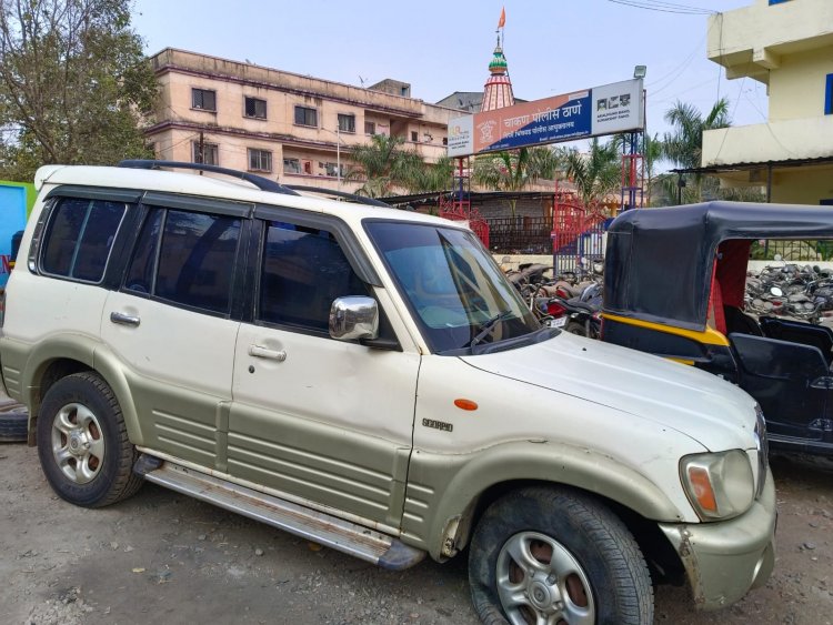 चाकण पोलिसांनी १००० किलो गोमांस घेऊन जाणारी स्कॉर्पिओ गाडी पकडली, संगमनेर मधील एक किन्नर व एका व्यक्तीस अटक...!