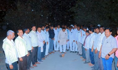 आमदार बाबासाहेब पाटील यांच्या हस्ते, विविध विकास कामांचे भूमीपूजन व लोकार्पण...