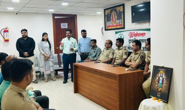 दिंडोरी येथील ड्रायडेन प्लस हॉस्पिटलच्यावतीने पोलीस अधिकाऱ्यांची मोफत तपासणी...