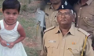 भरधाव कटेनरनं  चिरडल्याने, पोलीस आजोबासह नातीचा मृत्यू...