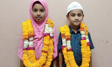 सात वर्षीय बहिण - भावाने धरला, पवित्र रोजा...