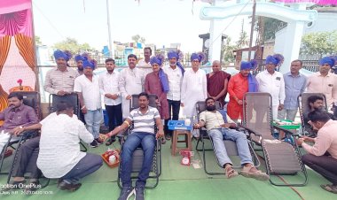 डॉ. बाबासाहेब आंबेडकर यांच्या जयंती निमित्त 151 रक्तदात्यांनी केलं रक्तदान.! सम्राट मित्र मंडळ व बौध्दनगर मित्र परिवाराचा कौतुकास्पद उपक्रम...