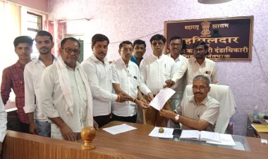 शिरूर अनंतपाळ शहर व कॉग्रेस कमिटीच्यावतीने, "जवाब दो मोदी, जवाब दो" अंदोलन आणि निवेदन...