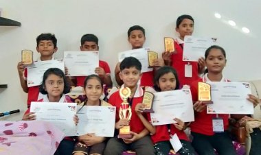 राष्ट्रीय स्तरावरील अबॅकस स्पर्धेत लोहिया कान्व्हेंटच्या विद्यार्थ्यांचे सुयश...