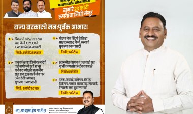 अहमदपूर - चाकूर मतदारसंघातील रस्त्यांच्या मजबुतीकरण व विस्तारीकरणासाठी, आमदार बाबासाहेब पाटील यांच्या प्रयत्नाने २३ कोटीचा निधी मंजूर...