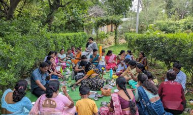 नवेगाव - बांध राष्ट्रीय उद्यानात भाजपा महिला पदाधिकारी यांची डब्बा पार्टी संपन्न.! केंद्र सरकारच्या महिला कल्याणकारी धोरणाची व्याप्ती वाढवावी : जि. प. सदस्या रचनाताई गहाणे