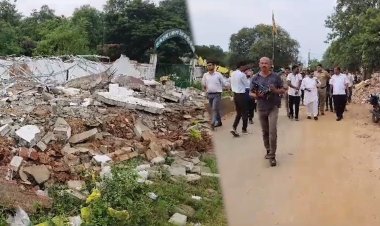 साकोलीच्या नागझिरारोड वरील अतिक्रमण झाले भुईसपाट.! आमदार परिनय फूके यांची सदर ठिकाणी भेट...