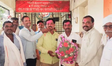 कोपरा (बू.) येथील ग्रामसभेमध्ये तंटामुक्ती अध्यक्षपदी रितेश पाटील कदम यांची  निवड...