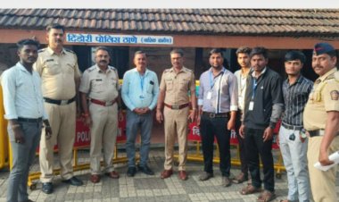 दिंडोरी पोलीस ठाण्याला बॅरिकेट भेट...