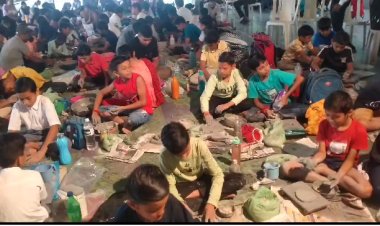 साक्री येथील एज्युकेशन सोसायटी आणि जीके नांदरे चित्रकला महाविद्यालय यांचा अनोखा उपक्रम...