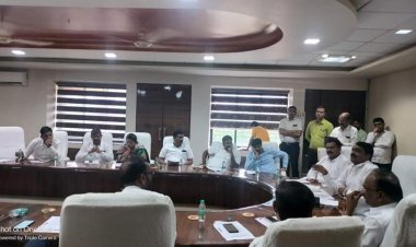 पिंपळगाव कृषी उत्पन्न बाजार समितीची बैठक संपन्न...