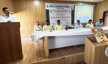 दिंडोरी महाविद्यालयात एका आठवड्याच्या सॉफ्ट स्कील्स डेव्हलपमेंट प्रशिक्षण कार्यशाळेचे उद्घाटन....!