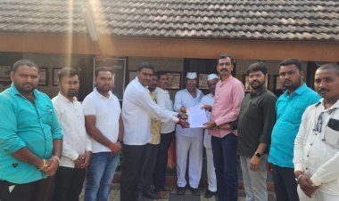 पुणेगाव कालव्याचे पाणी बंद करा; राष्ट्रवादी युवक काँग्रेसचे तहसीलदारांना निवेदन...