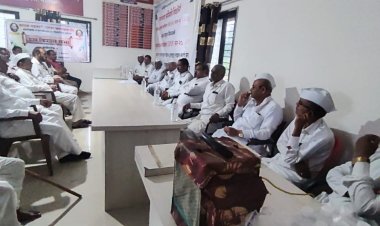 पालखेड बंधारा येथे ऊस उत्पादक शेतकऱ्यांची बैठक संपन्न...