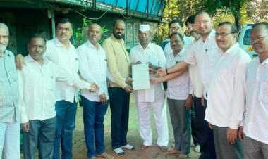 विधानसभा उपाध्यक्ष नरहरी झिरवाळ यांच्याकडे 100,500 रुपयाचे स्टॅप बंद न करण्याची गवारे मागणी...