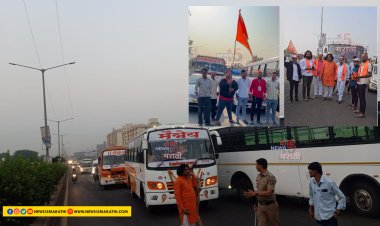 सरकारला दिलेली मुदत संपताच मराठा समाज झाला आक्रमक; चाकण येथे कंपण्यात जाणाऱ्या बस रोखल्या, MIDC बंद च आवाहन...