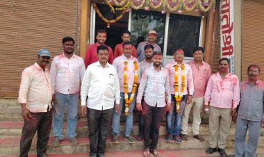 कादवा कारखाना कामगार पतसंस्थेच्या चेअरमनपदी किरण दुगजे तर व्हा. चेअरमन पदी संतोष उशीर यांची बिनविरोध निवड...