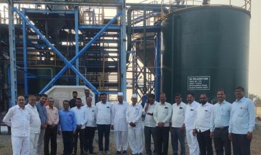 कादवाचा गळीत हंगाम व डीस्टीलरी प्रकल्प सुरळीत सुरु...