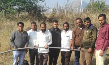 वृक्षप्रेमी शिंदे यांच्याकडून मदतीचा हात, वृक्ष संगोपनासाठी साहित्य भेट...