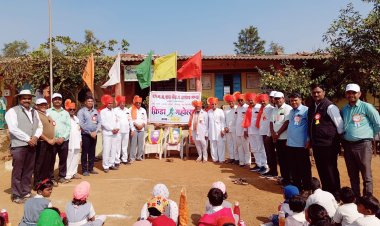 भनवड आश्रमशाळेत क्रीडामहोत्सव...