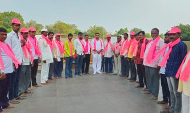 उत्तमराव वाघ यांच्या नेतृत्वाखाली, सुगाव येथील कार्यकर्त्यांचा बीआरएस पक्षात प्रवेश...