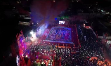 2 लाख 30 हजार दिवे, त्यातून साकारण्यात आला राम दरबार.! मनमोहक विहंगम, प्रभु श्रीराम यांचे दिव्य दर्शन...