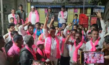 उजळंब येथील शेकडो कार्यकर्त्यांचा बीआरएस पक्षात जाहीर प्रवेश...