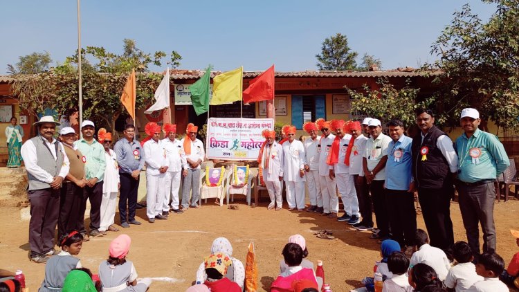 भनवड आश्रमशाळेत क्रीडामहोत्सव...