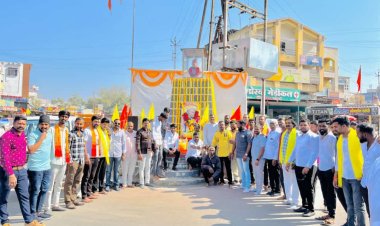आळेफाटा या ठिकाणी आद्यक्रांतिकारक उमाजी नाईक यांची १९२ वी पुण्यतिथी उत्साहात साजरी..!