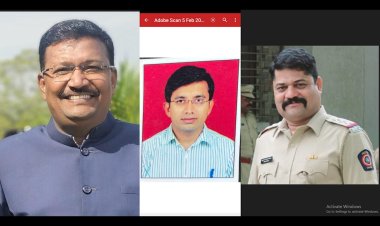 दिंडोरी येथील प्रशासकीय अधिकाऱ्यांच्या बदल्या...