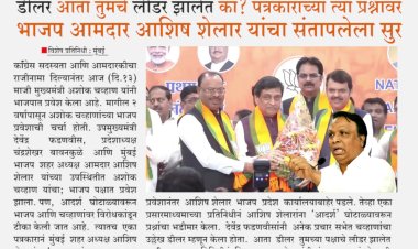 डीलर आता तुमचे लीडर झालेत का? पत्रकाराच्या त्या प्रश्नावर भाजप आमदार संतापले...