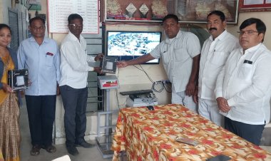 संधान यांच्याकडून चिंचखेड विद्यालयात वजन काटा भेट...