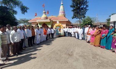 वलखेड येथे श्री भगवान विश्वकर्मा जयंती मोठ्या उत्साहात साजरी...