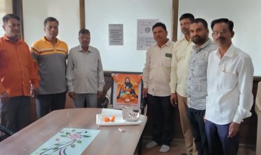 दिंडोरी नगरपंचायतीच्यावतीने रोहिदास महाराज जयंती साजरी...!