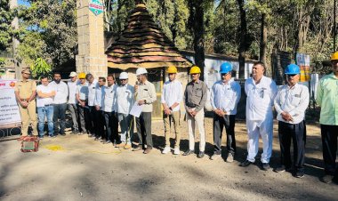 कादवा कारखाना येथे सुरक्षा सप्ताह साजरा...