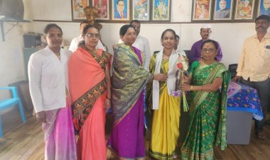 जयश्री केंग यांना गोदा कन्या पुरस्कार.! जानोरी ग्रामपंचायतच्यावतीने सत्कार