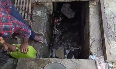 घाण पाणी वाहणाऱ्या नाल्यामध्ये असलेल्या पाईपचे पाणी, ग्राहकांच्या पोटात.! प्रशासनाचे मात्र दुर्लक्ष