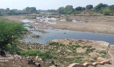 पाटणबोरी परिसरातील पाण्याची पातळी खालावली...