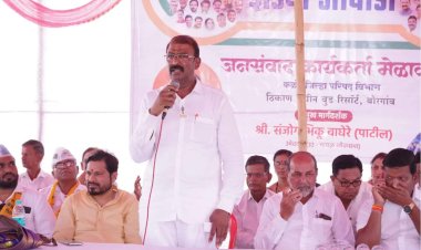 शेतकर्‍यांना वार्‍यावर सोडणाऱ्या सरकारला घरी बसविण्यासाठी 'मशाल‌' पेटवा - संजोग वाघेरे पाटील