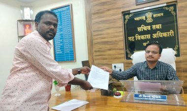 वलांडी येथे अंगणवाडी क्र. २ चे काम निकृष्ट दर्जाचे? अन्याय अत्याचार भ्रष्टाचार विरोधी समितीची तक्रार...