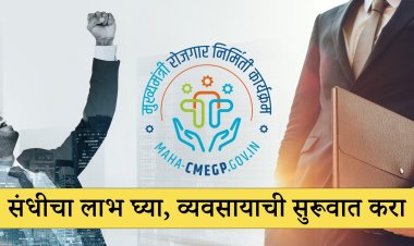 मुख्यमंत्री रोजगार निर्मिती कार्यक्रम योजनेचा लाभ घेण्याचे आवाहन...