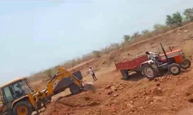 मंडल अधिकार्‍यांची बघ्याची भुमिका; उपोषणाचा इशारा.! सोनजांब येथे बेकायदेशिर उत्खनन