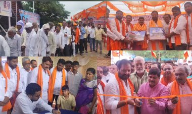 शिवसेना ठाकरे गटाच्यावतीने; रोगनिदान व उपचार शिबीराचे आयोजन.! हजारो रुग्णानी घेतला लाभ...