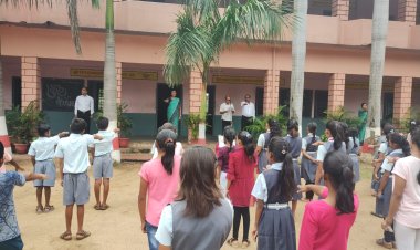 लोहिया विद्यालयात लोकमान्य टिळक जयंती साजरी...