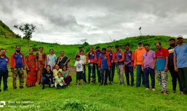 गुरुपौर्णिमेनिमित्त न्याहरिमाता डोंगर येथे वृक्ष लागवड...