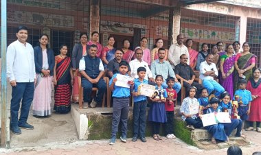 दिंडोरी जि.प. प्राथमीक शाळेचा अनोखा उपक्रम.! एक गोष्ट लेखकाची या उपक्रमाचे मान्यवरणकडून कौतुक...